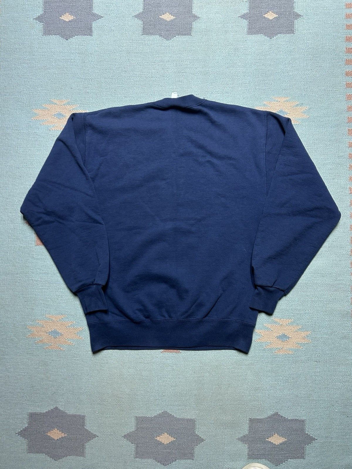 Vintage Vtg crewnec sweatshirt blank navy blue Jerzees super sweat m Size US M / EU 48-50 / 2 - 5 Thumbnail