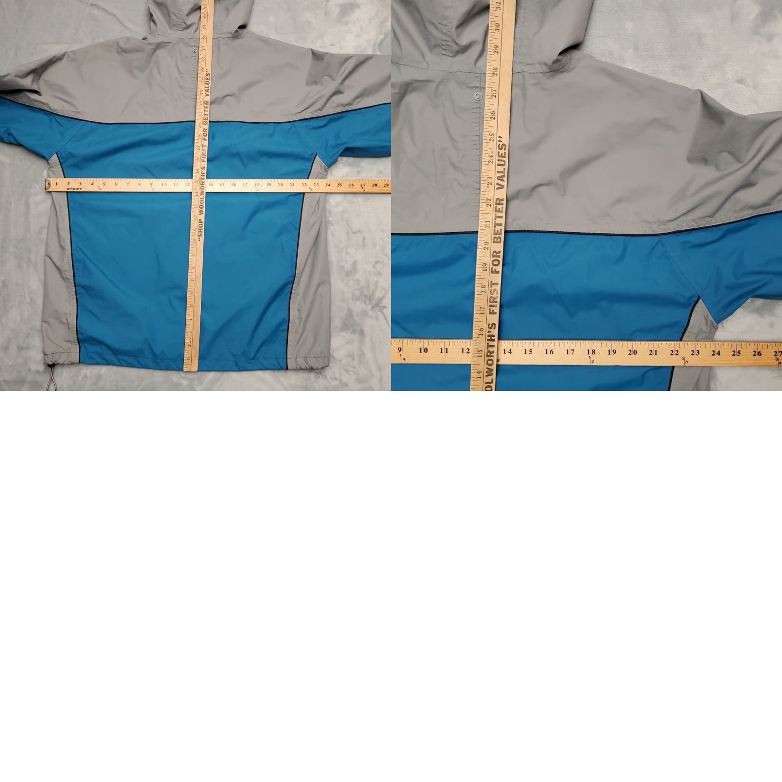 Vintage Stearns Rain Jacket Mens L Blue Outdoor Wind Breaker Waterproof Hooded Pockets Hiking Gorp Shirt? Size US L / EU 52-54 / 3 - 8 Thumbnail