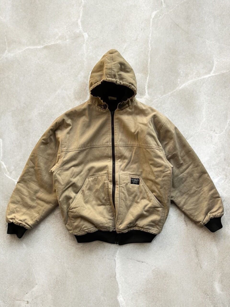 Rap Tees × Vintage MELLOW Hip Hop ACTIVE JACKET Zip up WORKER hooded heavy y2k Size US M / EU 48-50 / 2 - 2 Thumbnail