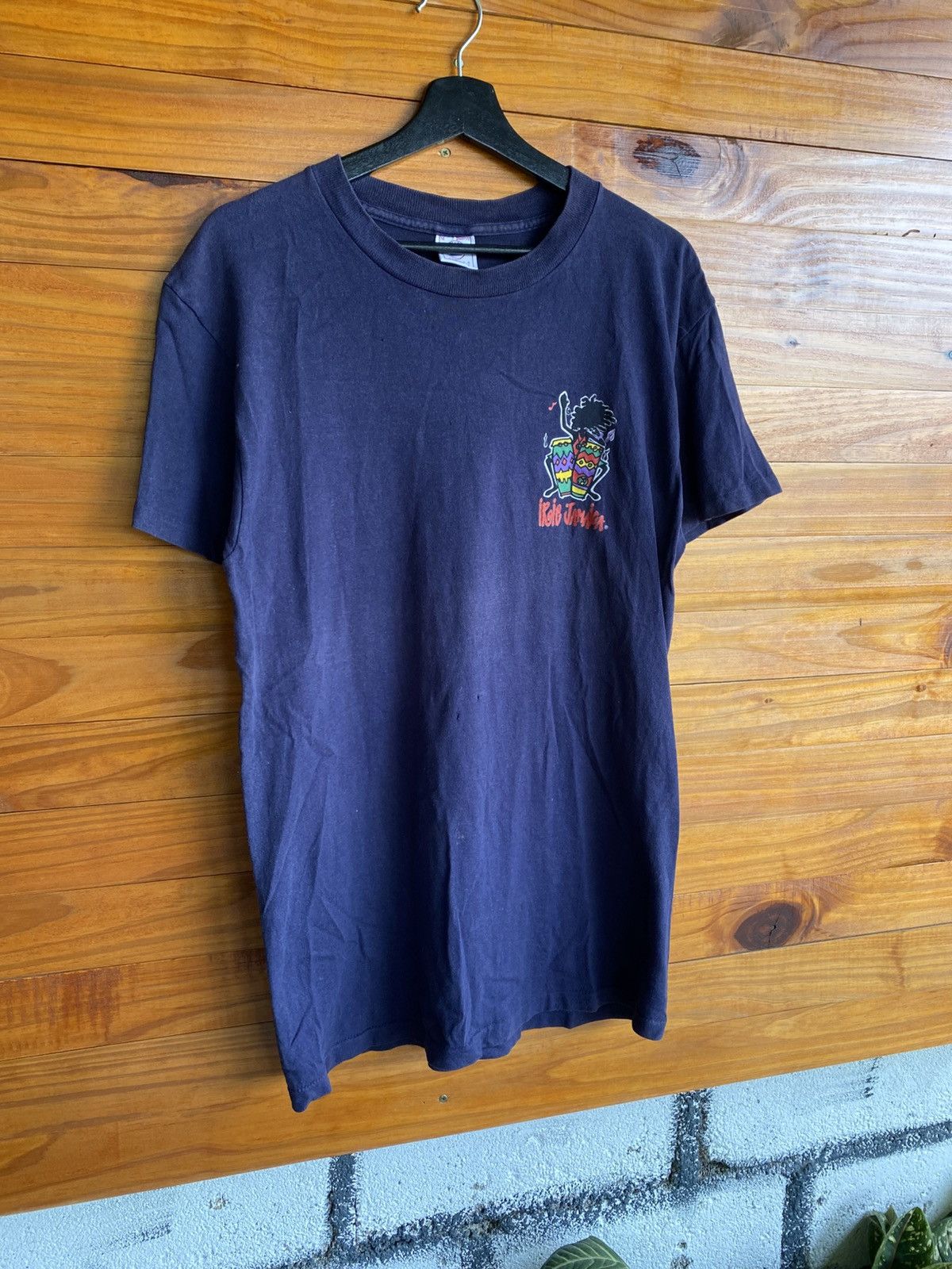 Vintage Vintage 90s Rasta Farm Negril Jamaica Graphic T-Shirt | Size US M / EU 48-50 / 2 - 5 Thumbnail