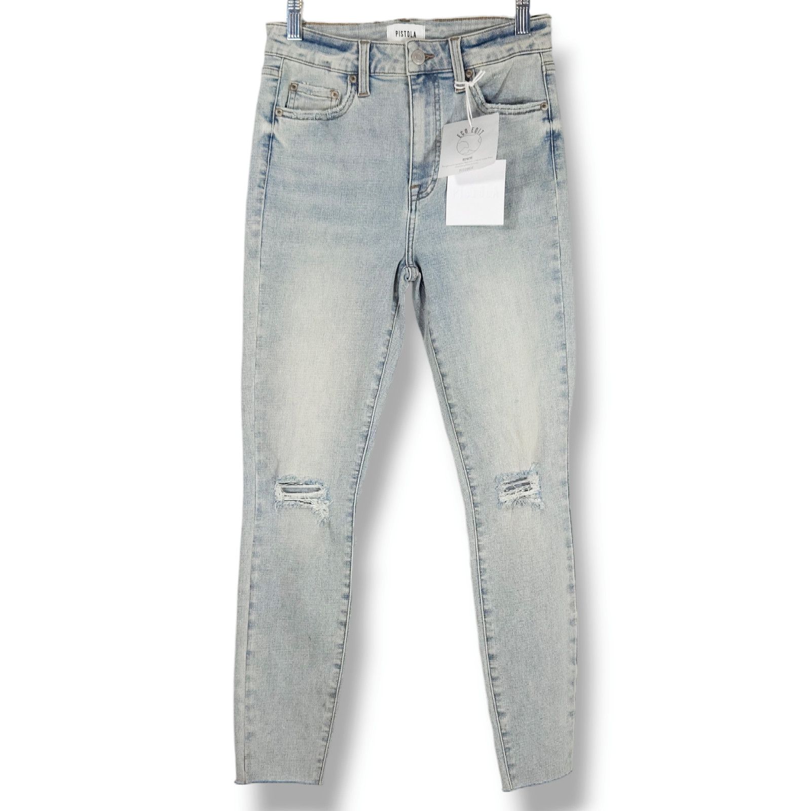 Pistola NWT Pistola Aline Skinny Crop Eco Denim Jeans Sz. 26x25 Size 26" / US 2 / IT 38 - 3 Thumbnail