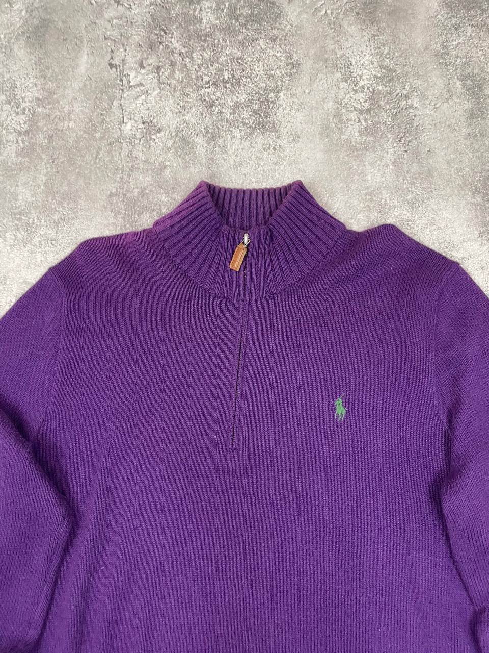 Polo Ralph Lauren Polo Ralph Lauren Men Vintage Knit Sweater Purple Size US L / EU 52-54 / 3 - 2 Thumbnail