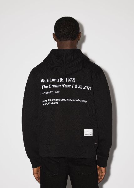 Amiri o1y0525 Logo Hoodie in Black Size US M / EU 48-50 / 2 - 5 Thumbnail