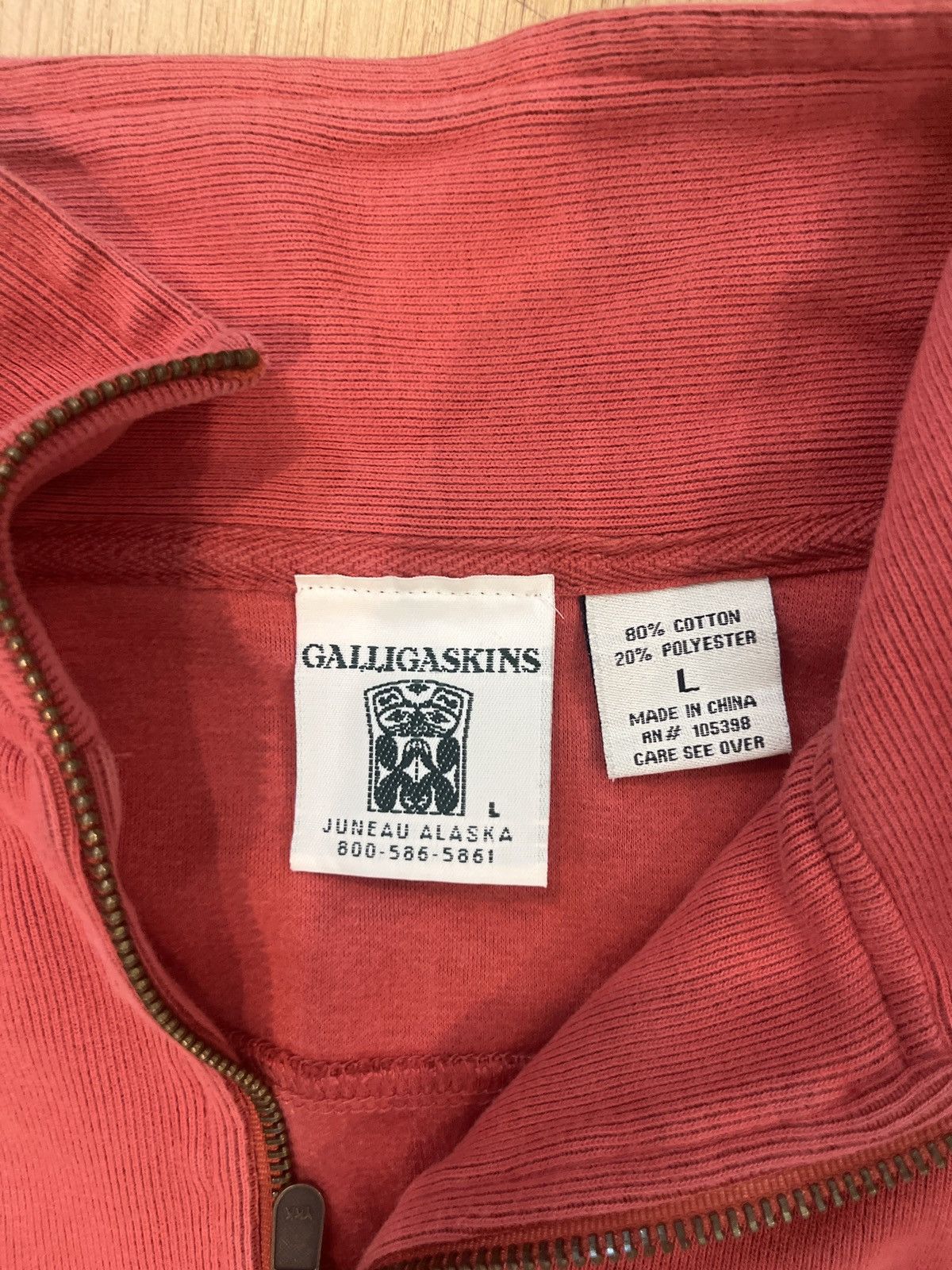 Vintage Vintage Salmon Alaska Quarter Zip Size US L / EU 52-54 / 3 - 3 Thumbnail