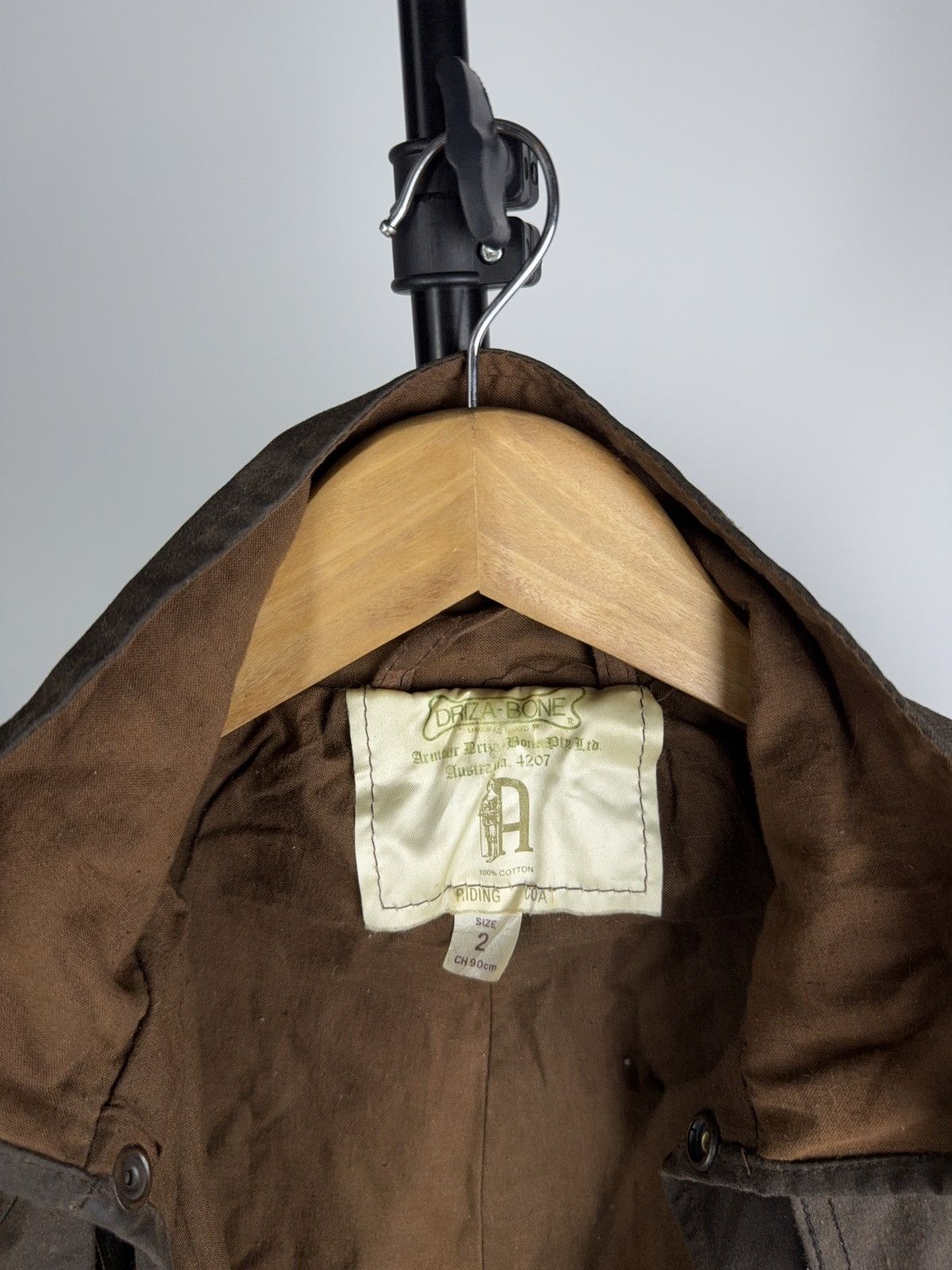 Vintage Vntg Driza-Bone Oilskin Riding Coat Australian Waxed Duster Size US M / EU 48-50 / 2 - 13 Thumbnail