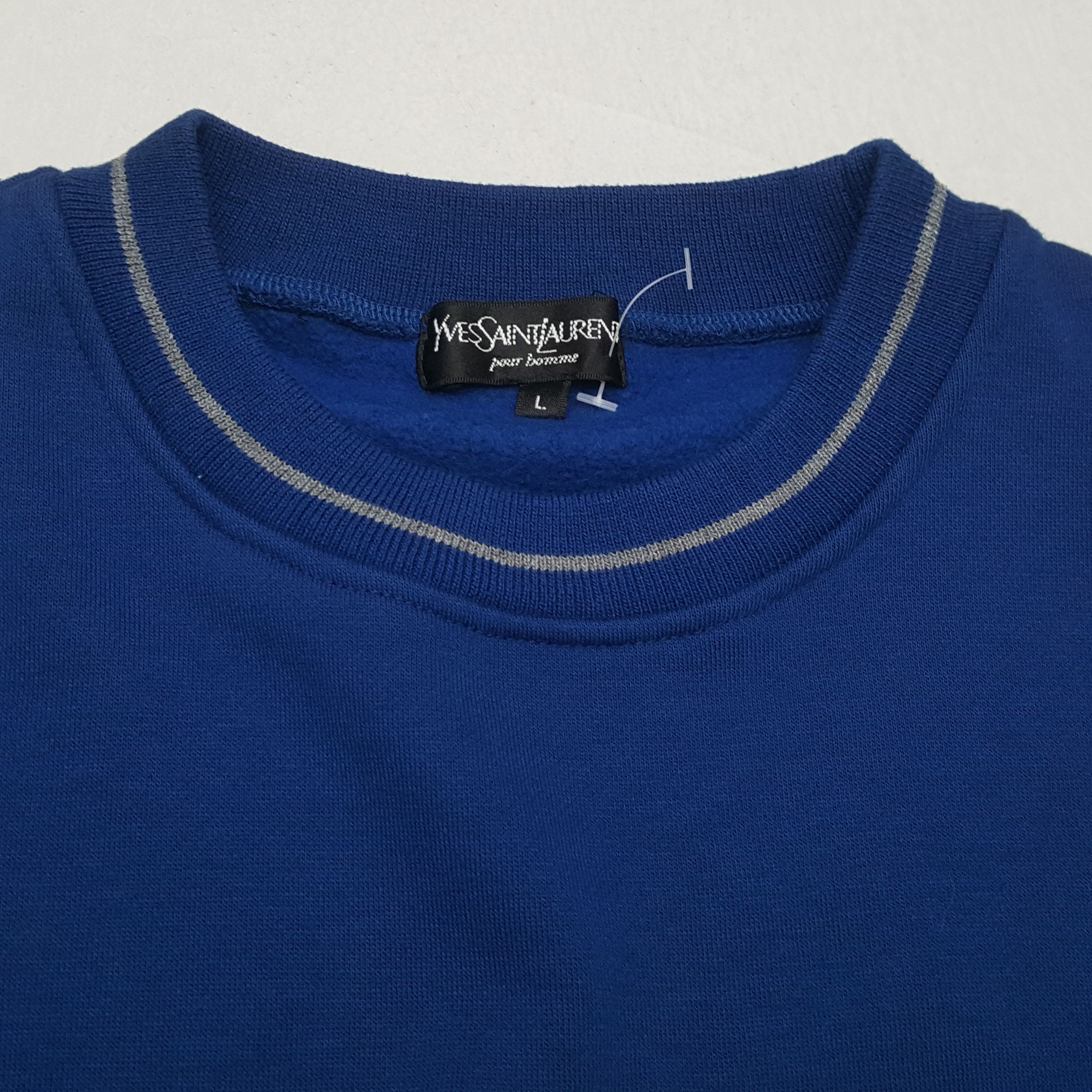 Vintage × Yves Saint Laurent YVES SAINT LAURENT Luxury Brand Fashion Style Sweatshirt Size US L / EU 52-54 / 3 - 10 Thumbnail