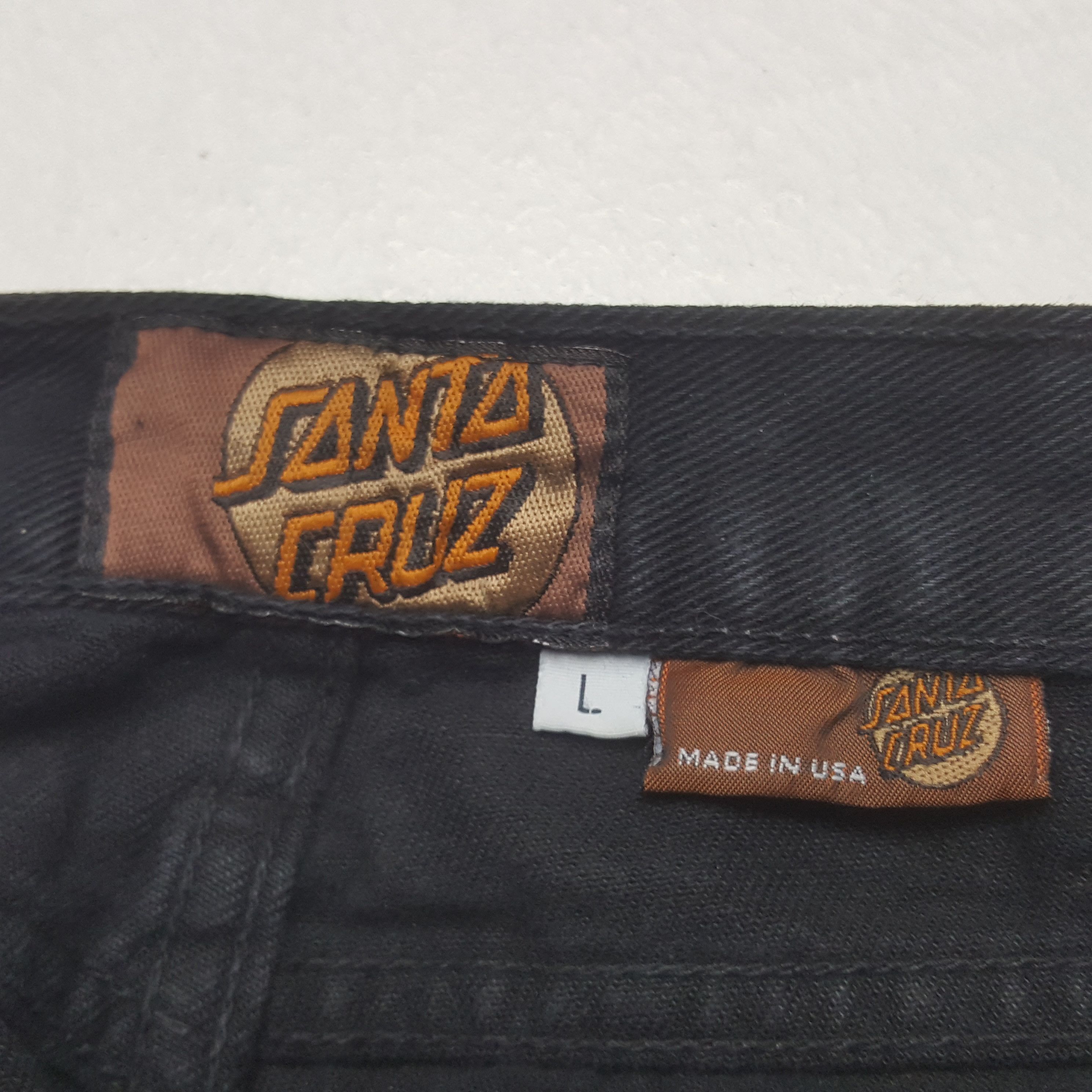 Santa Cruz Skateboards Vintage Santa Cruz USA Black Pants Size US 32 / EU 48 - 13 Thumbnail