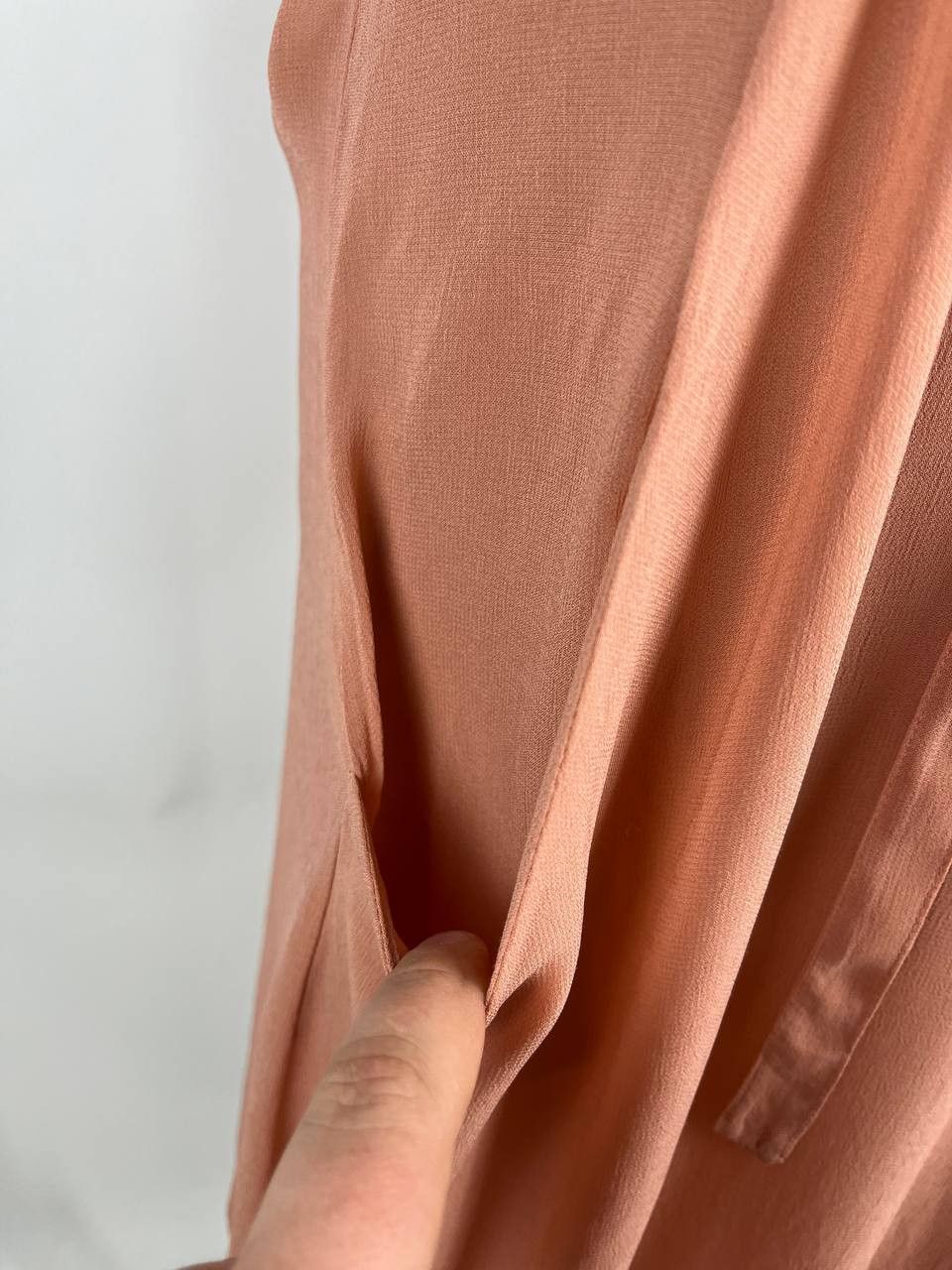 Transit Transit Par Such Peach Women Owersaize Dress Size 3 (0469) Size L / US 10 / IT 46 - 6 Thumbnail