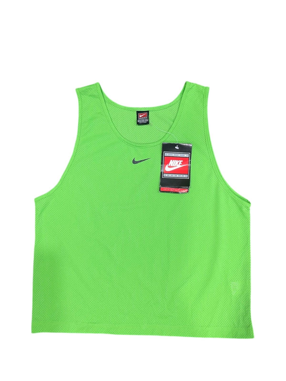 Nike Deadstock With Tag Nike TEAM Centre Swoosh Mesh Sleeveless Size US M / EU 48-50 / 2 - 1 Thumbnail