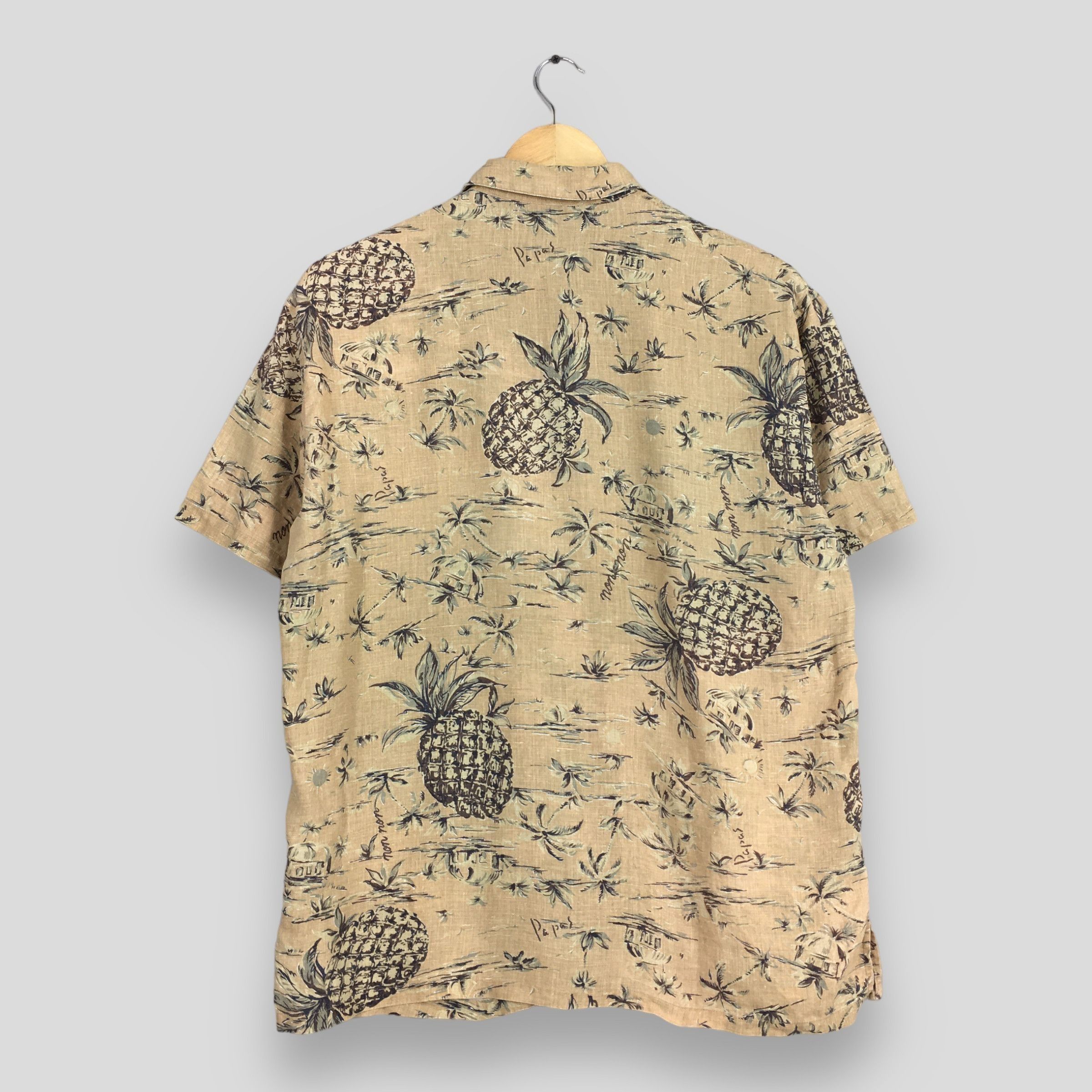 Life's a Beach Vintage Hawaiian Pineapples Aloha Tropical Shirt Medium Size US M / EU 48-50 / 2 - 7 Thumbnail