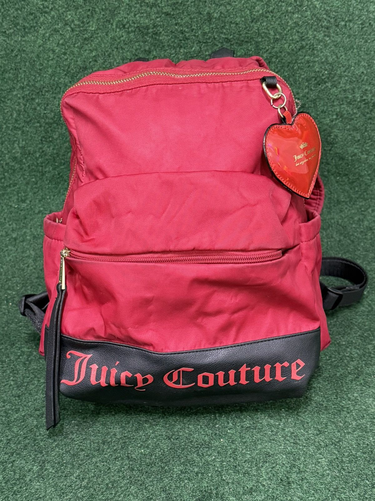 Juicy Couture Vintage Y2k Juicy Couture Clashing Hearts Backpack Size ONE SIZE - 1 Thumbnail