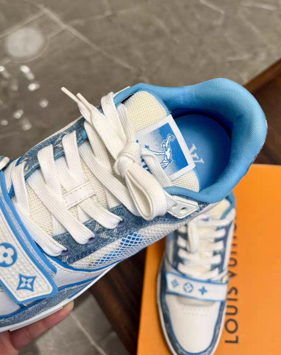 Louis Vuitton Louis Vuitton Trainer Low Top Sneakers for Men -2508 Size US 8.5 / EU 41-42 - 6 Thumbnail