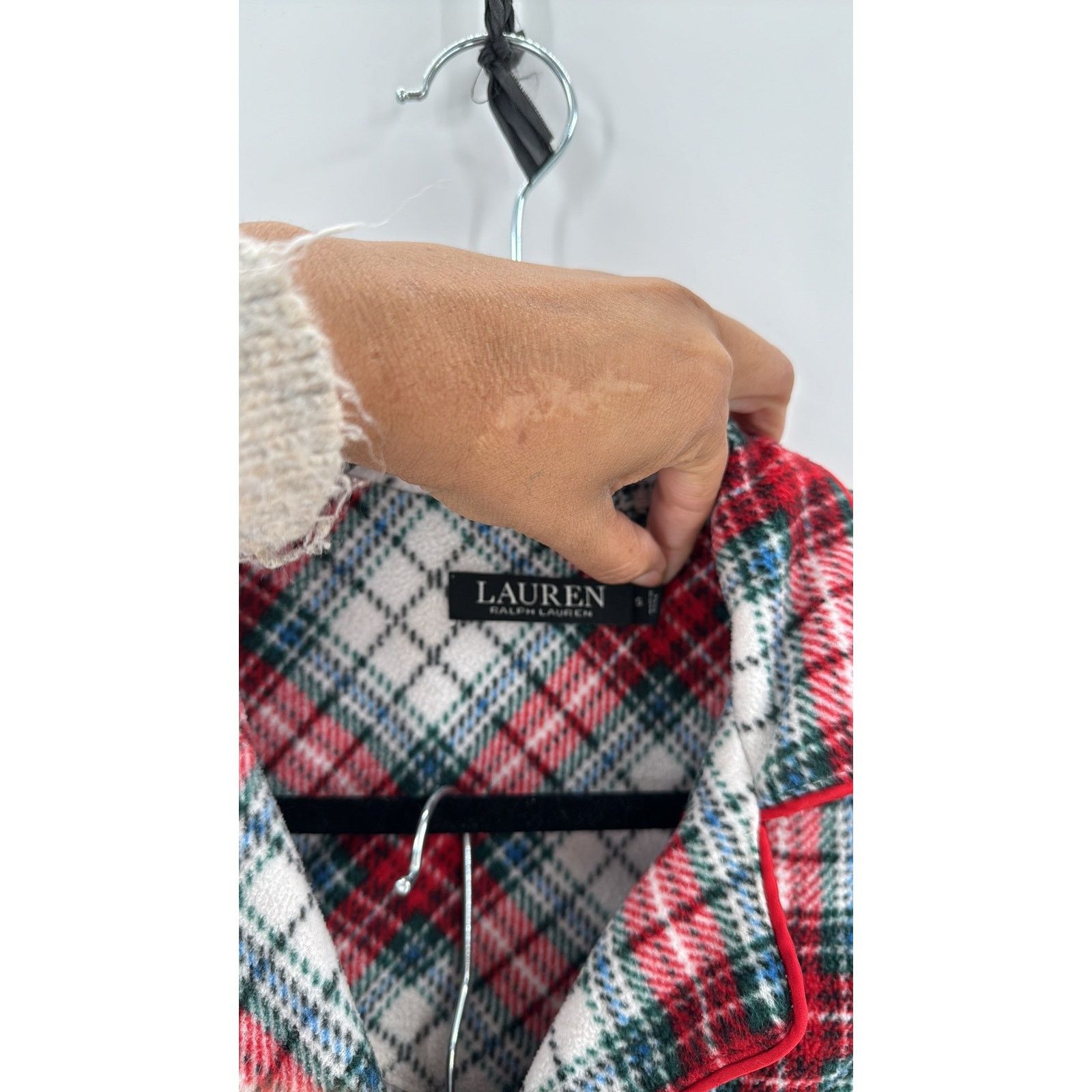 Lauren Ralph Lauren Lauren Ralph Lauren 2-Pc. Fleece Pajamas Set, Plaid classic Size S / US 4 / IT 40 - 4 Thumbnail