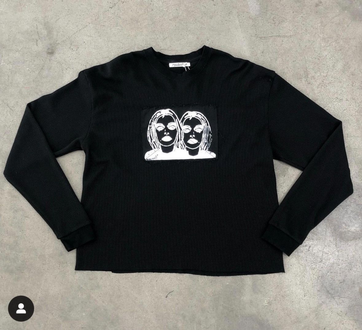 Rye Decker Rye Decker Waffle Knit “Faces” Sweater Size US M / EU 48-50 / 2 - 3 Thumbnail