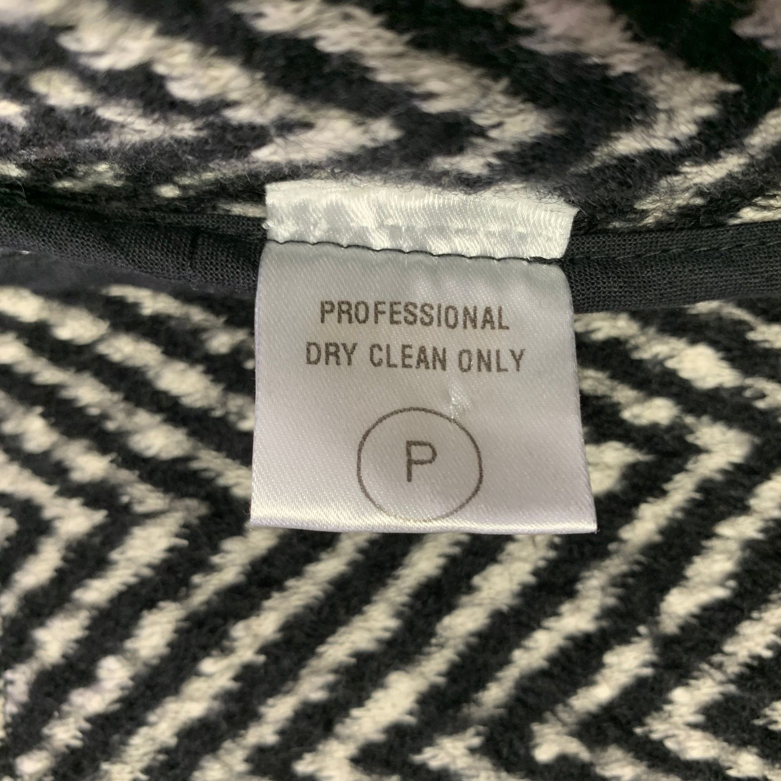 Billy Reid L Grey Black Wool Cotton Herringbone Belted Jacket Size L / US 10 / IT 46 - 7 Thumbnail