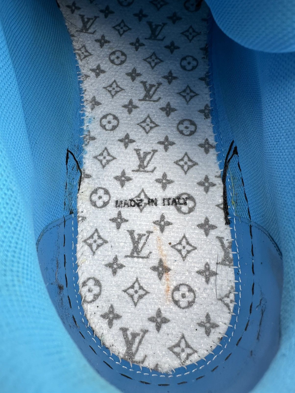 Louis Vuitton Louis Vuitton trainer black/Blue Size US 13 / EU 46 - 9 Thumbnail