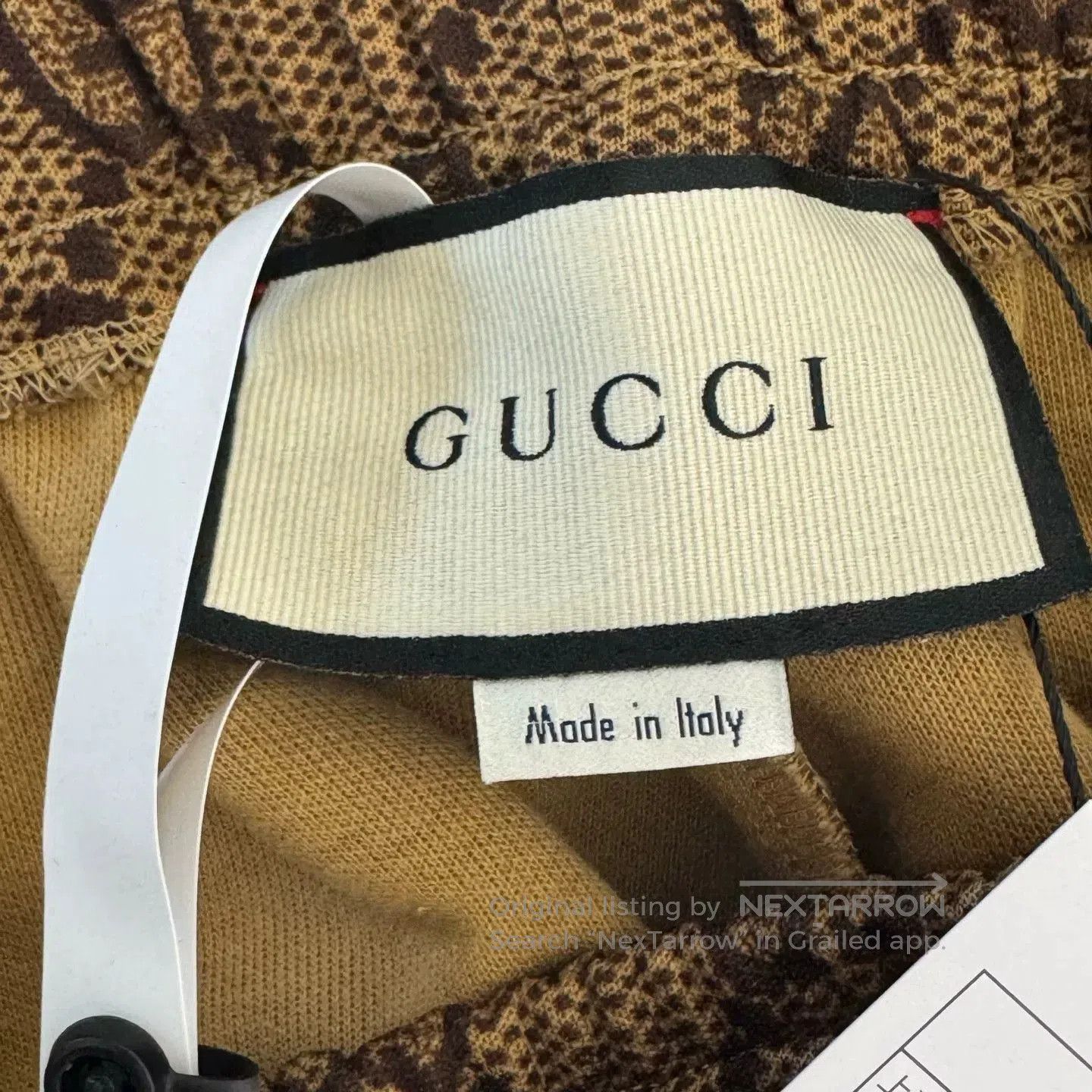 Gucci Gucci Brown Logo Sports Pants XS. Size 22" - 4 Thumbnail