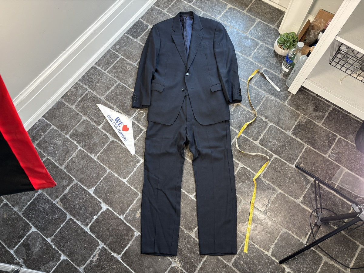 Armani Collezioni Armani Suit G-Line Wool Two Piece 2pc EU 52 Trousers Jacket Size 36S - 24 Thumbnail