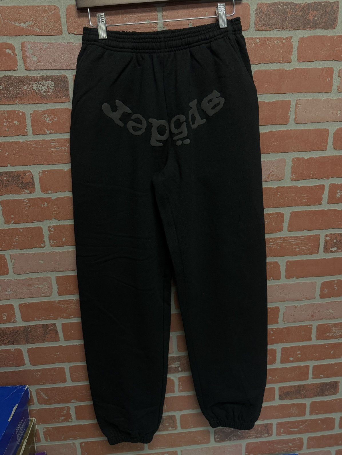 Sp5der Sp5der Worldwide Sweatpants Size Small Black (2025) (NEW Size US 30 / EU 46 - 1 Thumbnail