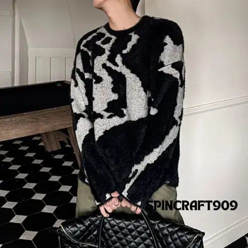 Aran Isles Knitwear Graphic y2k Style Striped Knit Sweater Size US L / EU 52-54 / 3 - 8 Thumbnail