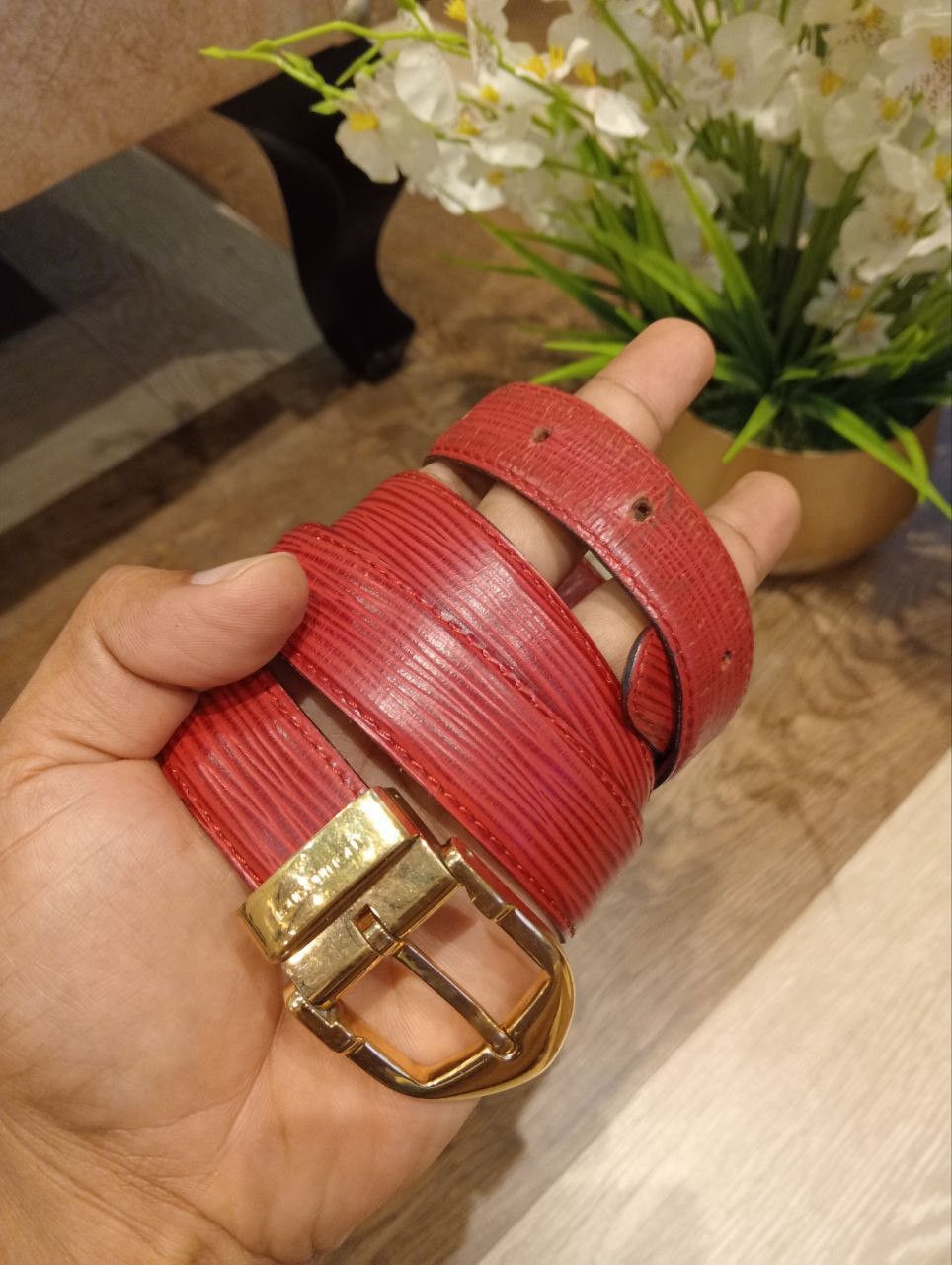Louis Vuitton LOUIS VUITTON EPI LEATHER BELT Size ONE SIZE - 17 Thumbnail