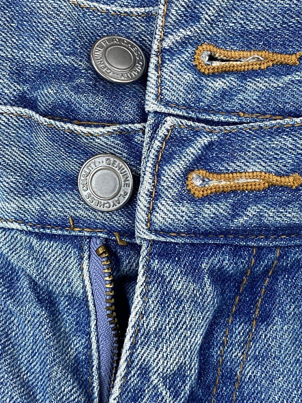 Japanese Brand Japanese Brand Distressed Style Flower Patch Skinny Jeans Size US 28 / EU 44 - 9 Thumbnail