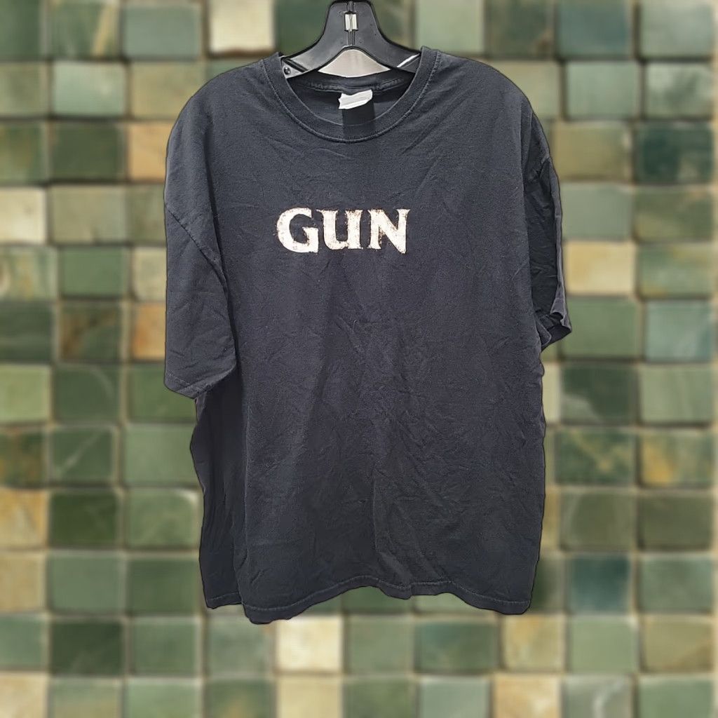 Hanes VINTAGE Hanes Gun Video Game Graphic T-Shirt Mens XL Black Size US XL / EU 56 / 4 - 1 Thumbnail
