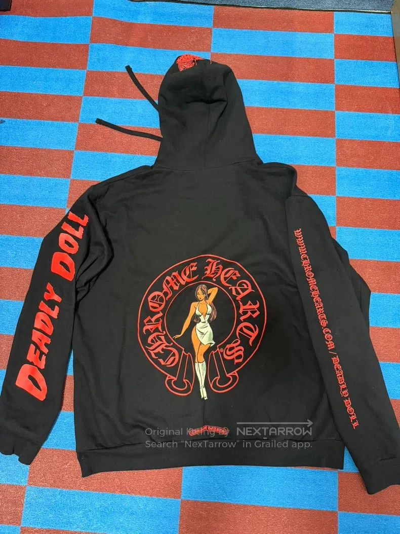 Chrome Hearts CHROME HEARTS Size XL Black and red pullover sweater Size US XL / EU 56 / 4 - 2 Thumbnail