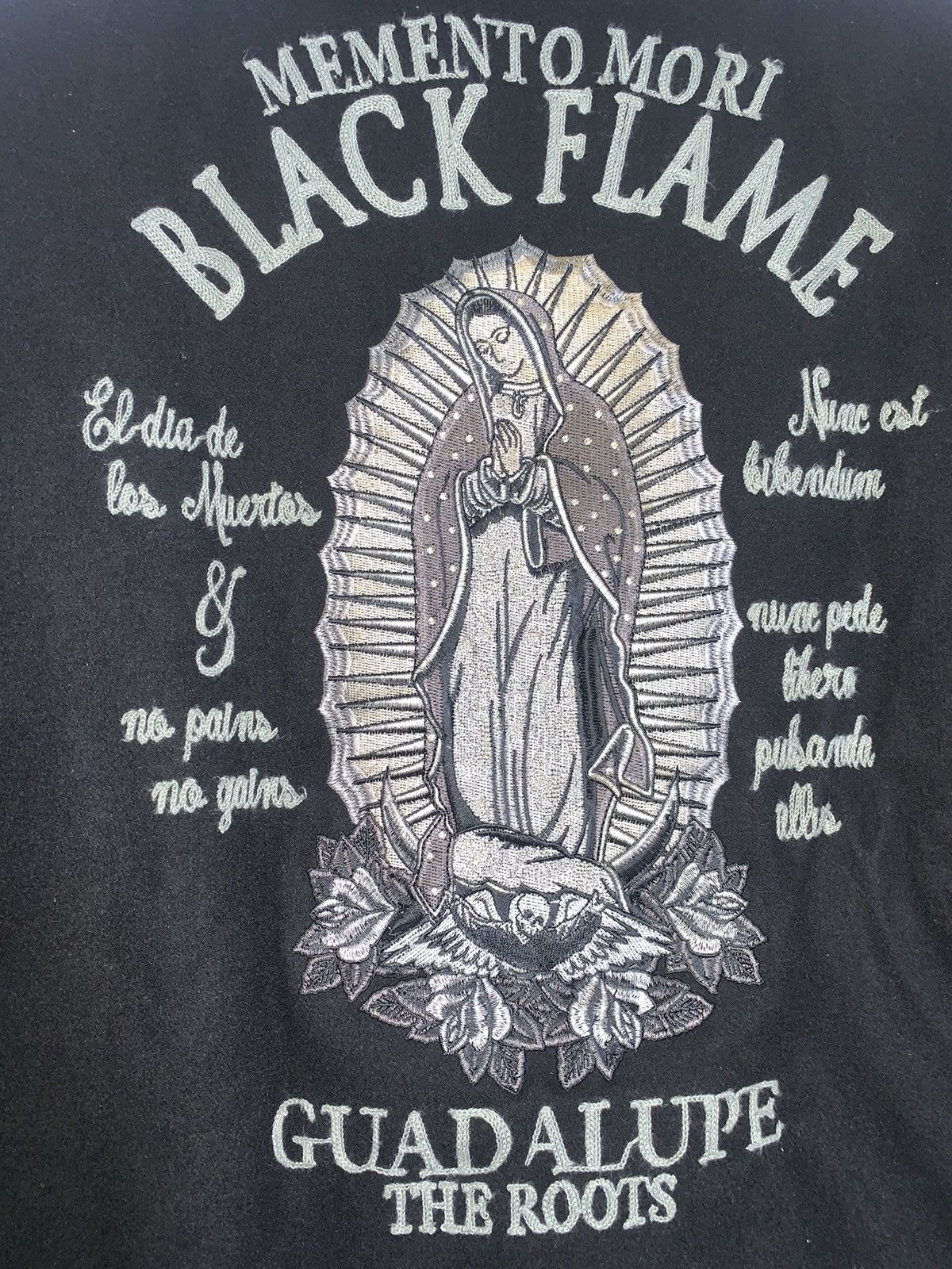 Vintage Vintage Virgin Marry By Black Flame Varsity Jacket Size US M / EU 48-50 / 2 - 12 Thumbnail