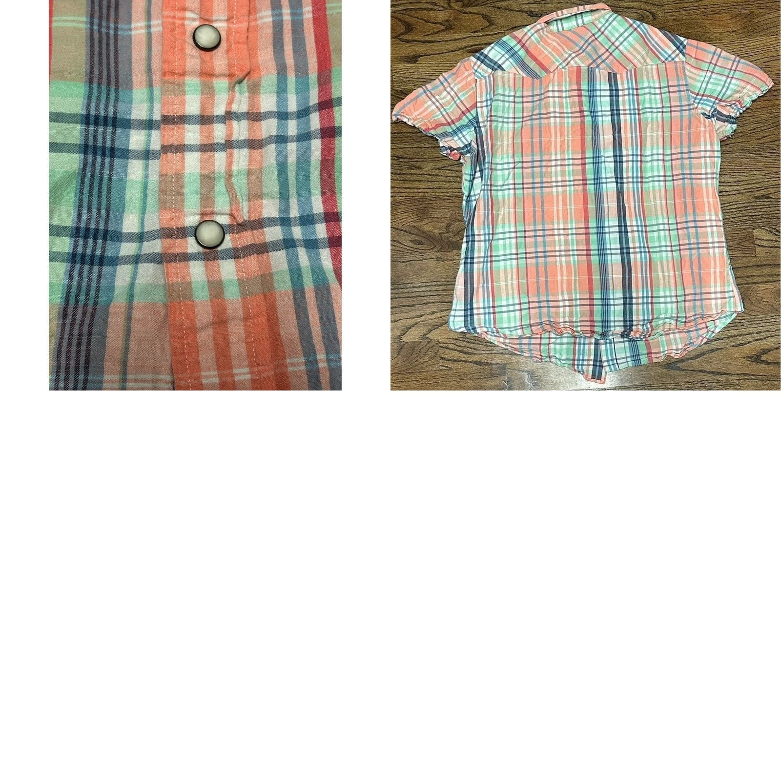 Polo Ralph Lauren Polo Ralph Lauren Shirt Mens L Plaid Linen Blend Western Cowboy Pearl Snap Size US L / EU 52-54 / 3 - 8 Thumbnail