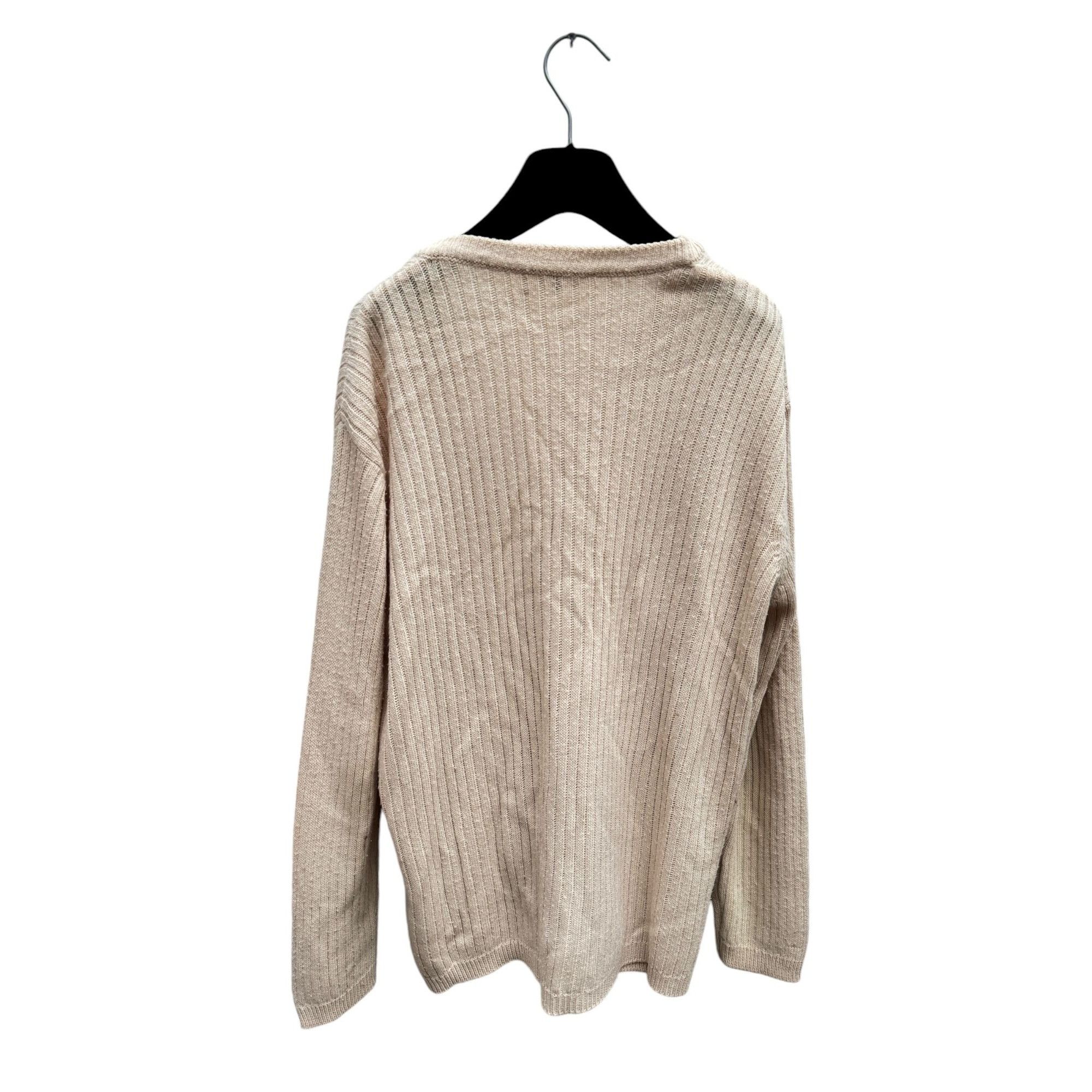 Courreges Vintage Beige Dralon Cardigan Size M / US 6-8 / IT 42-44 - 2 Thumbnail