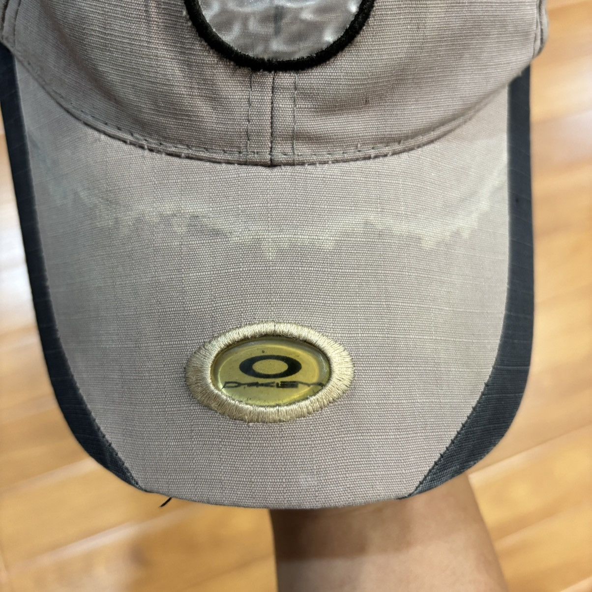 Oakley × Vintage Vintage ΟaκΙey Sun Fade Strapback Hat Size ONE SIZE - 3 Thumbnail