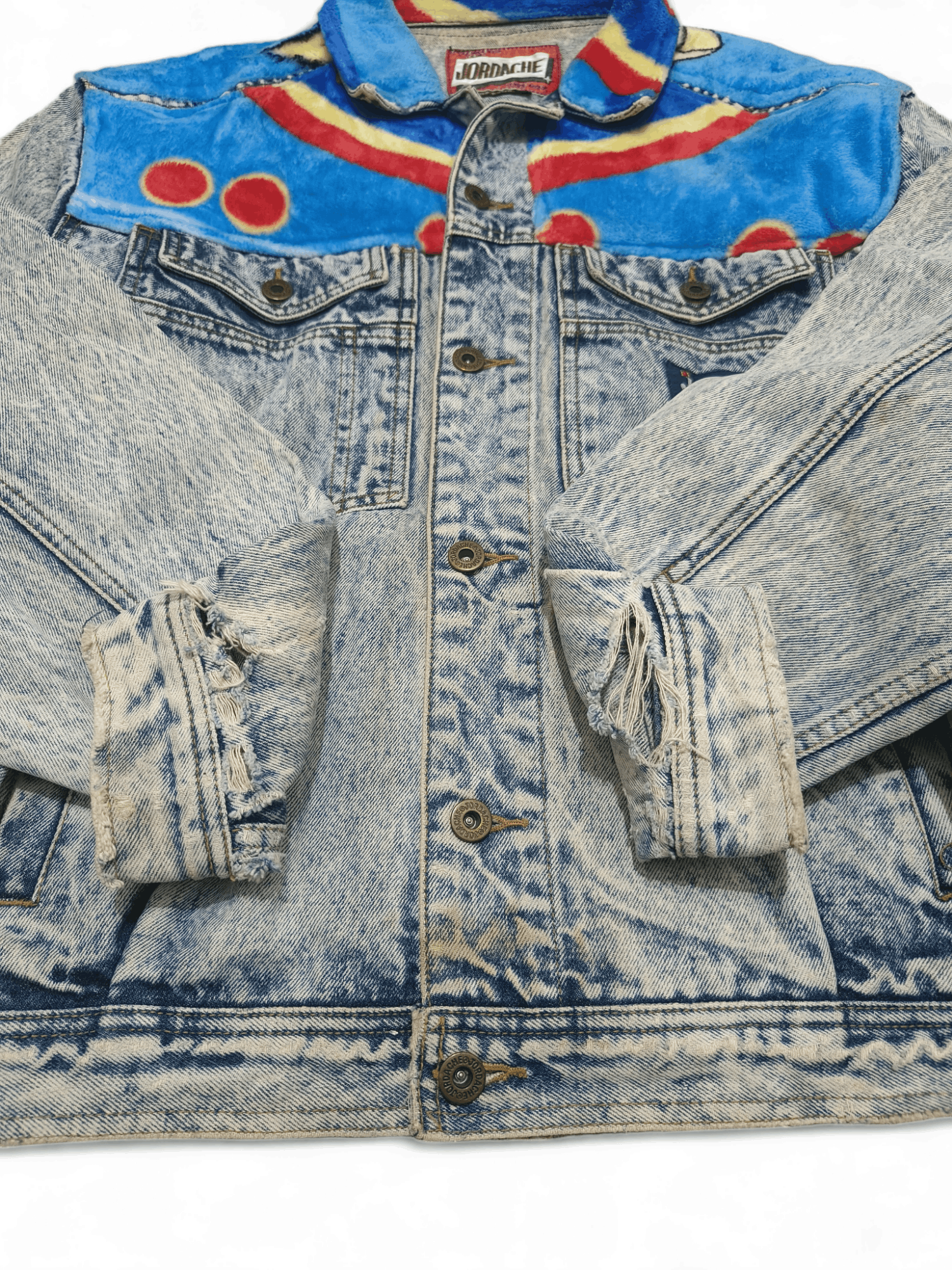 Jordache Vintage Jordache Mickey Minnie Mouse Terry Cloth Jacket Size US L / EU 52-54 / 3 - 6 Thumbnail