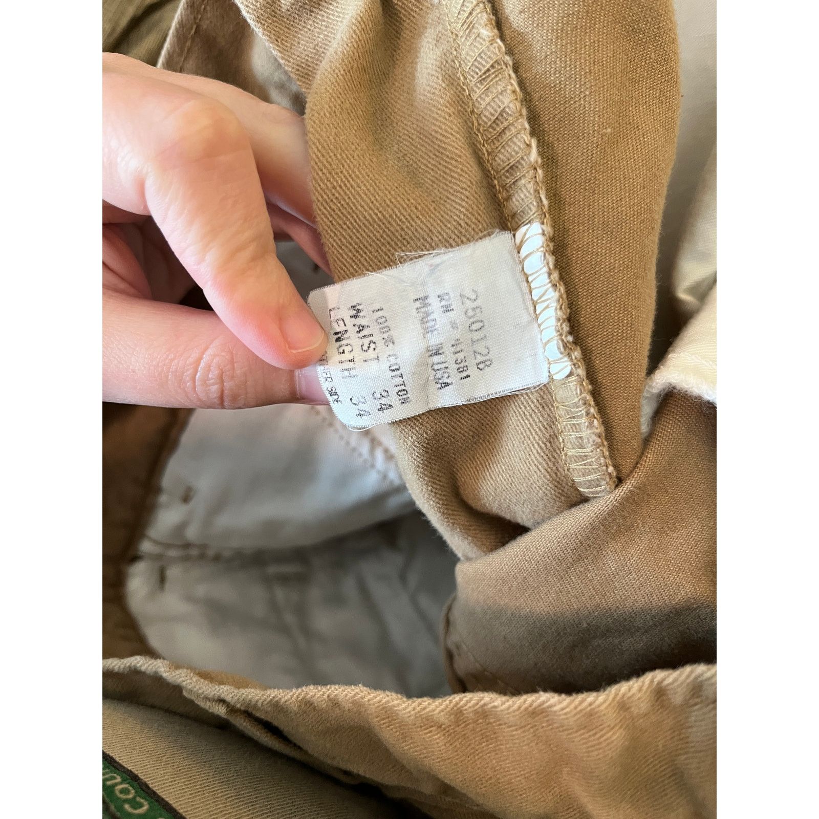 Polo Ralph Lauren Y2K Polo Ralph Lauren Tan USA Paratrooper Cargo Pants 34x30 Size US 34 / EU 50 - 3 Thumbnail