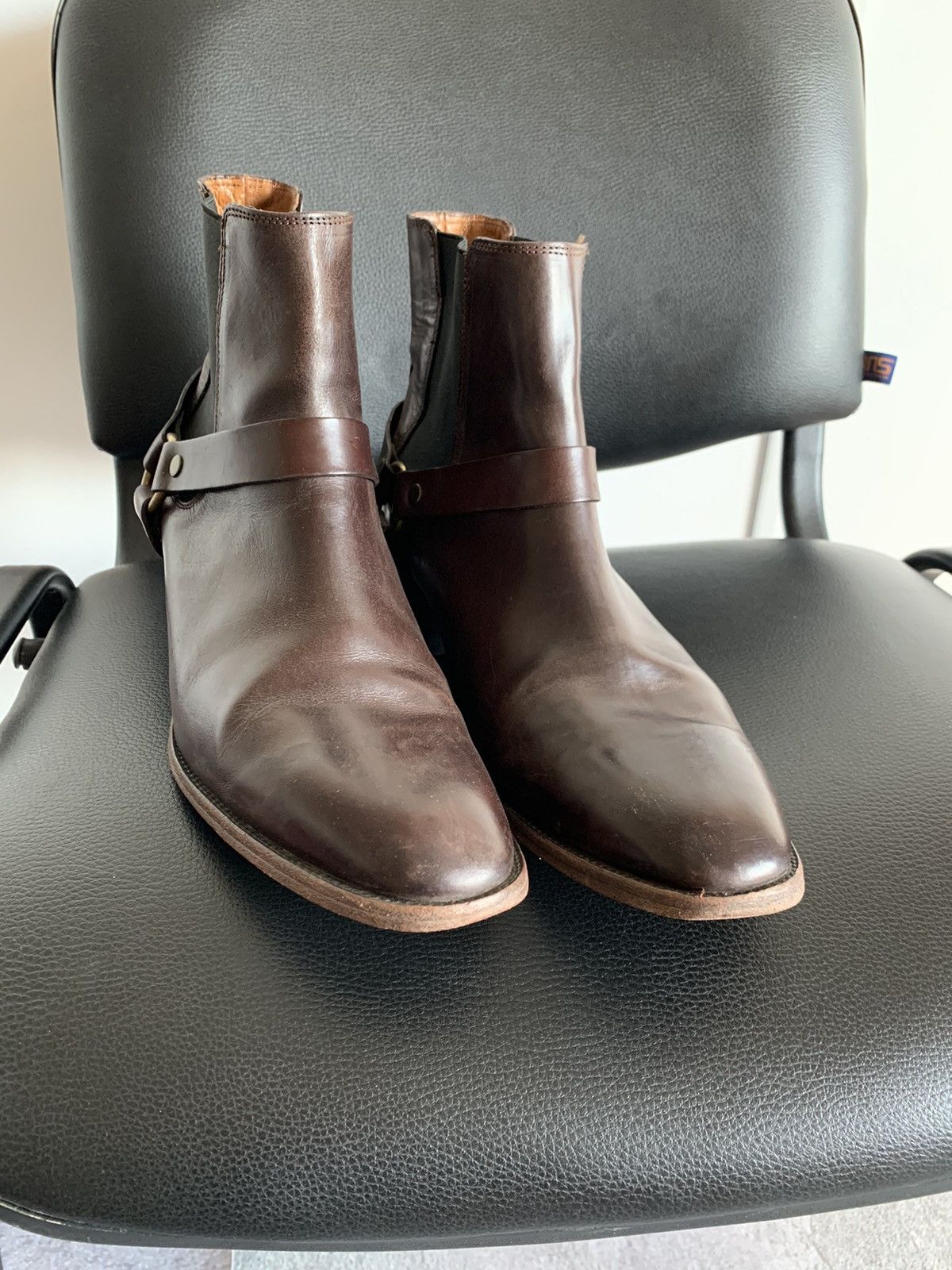 Frye VTG Frye Western Cowboy Leather Brown Boots size EU41 Size US 11 / IT 41 - 5 Thumbnail