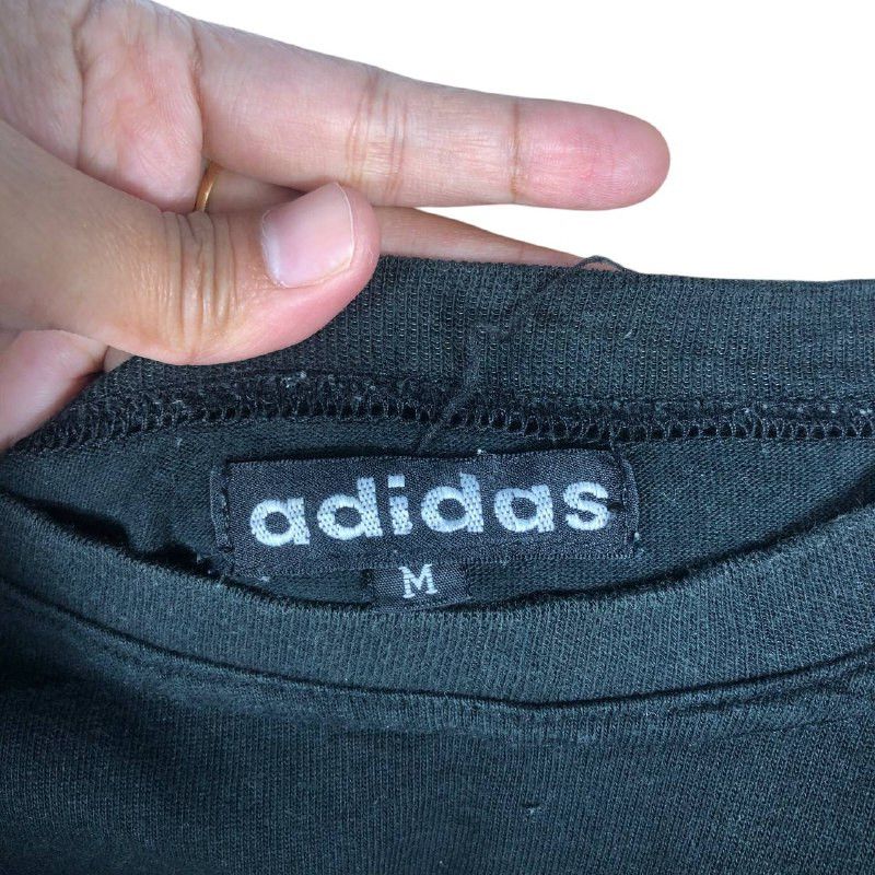 Adidas × Vintage Vintage Adidas Big Logo Baggy Striped T-shirt Size US M / EU 48-50 / 2 - 6 Thumbnail