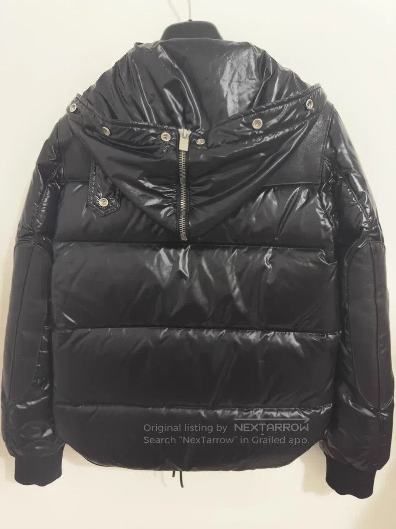 Saint Laurent Paris Saint Laurent Paris Black Samurai Leather Hooded Puffer Ja Size US S / EU 44-46 / 1 - 4 Thumbnail