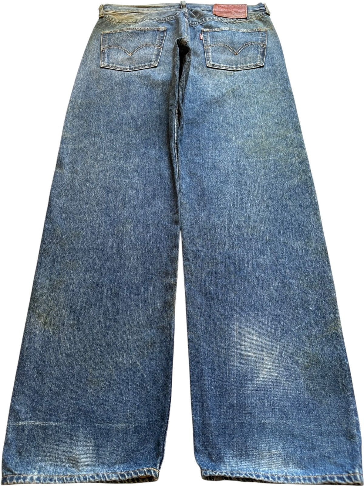 Levi's Vintage 90s Levis 503 Selvedge Rusty Mud Wash Loose Jeans Size US 36 / EU 52 - 2 Thumbnail