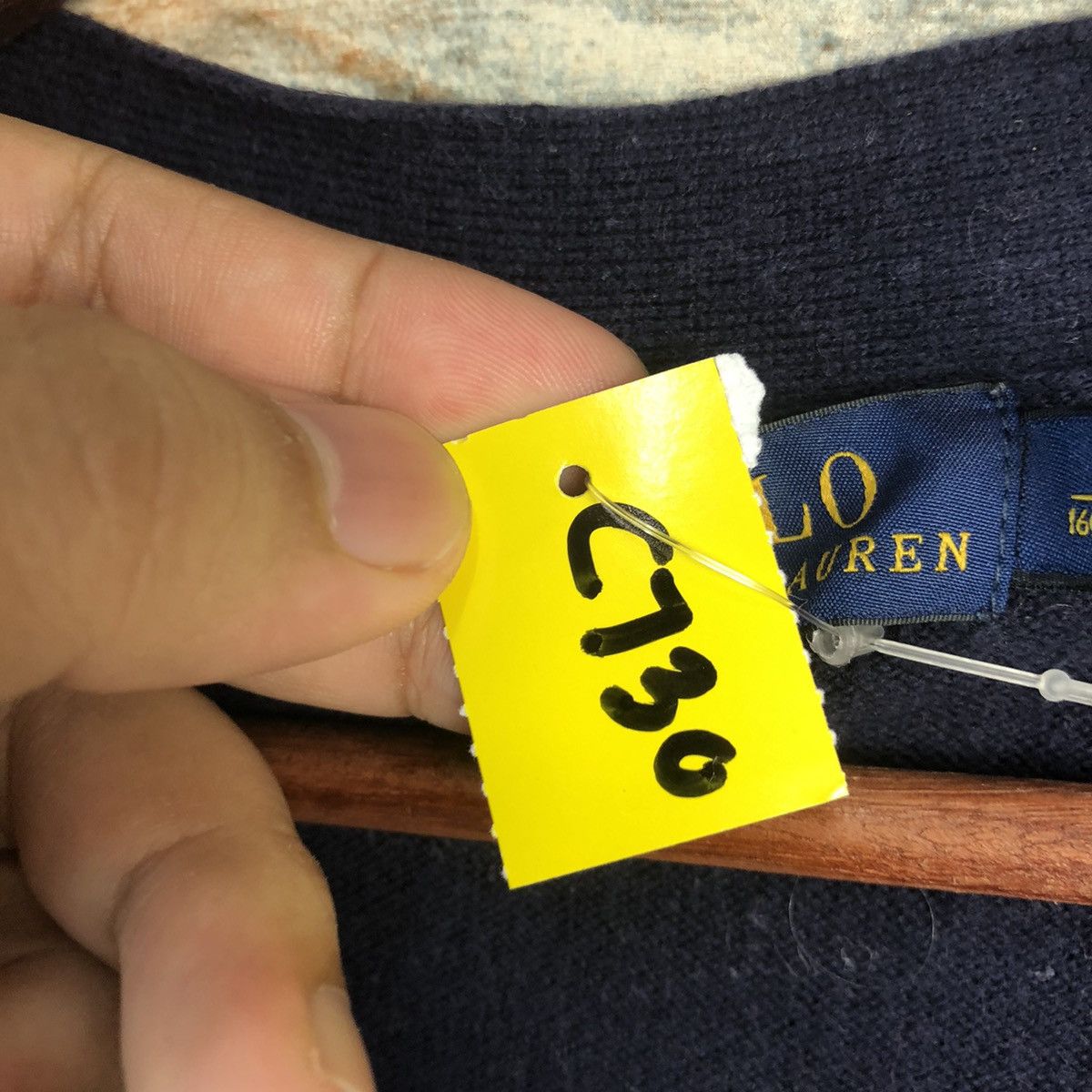 Polo Ralph Lauren DL Polo Ralph Lauren Dark Blue cardigan Knitwear #C730 Size US S / EU 44-46 / 1 - 10 Thumbnail