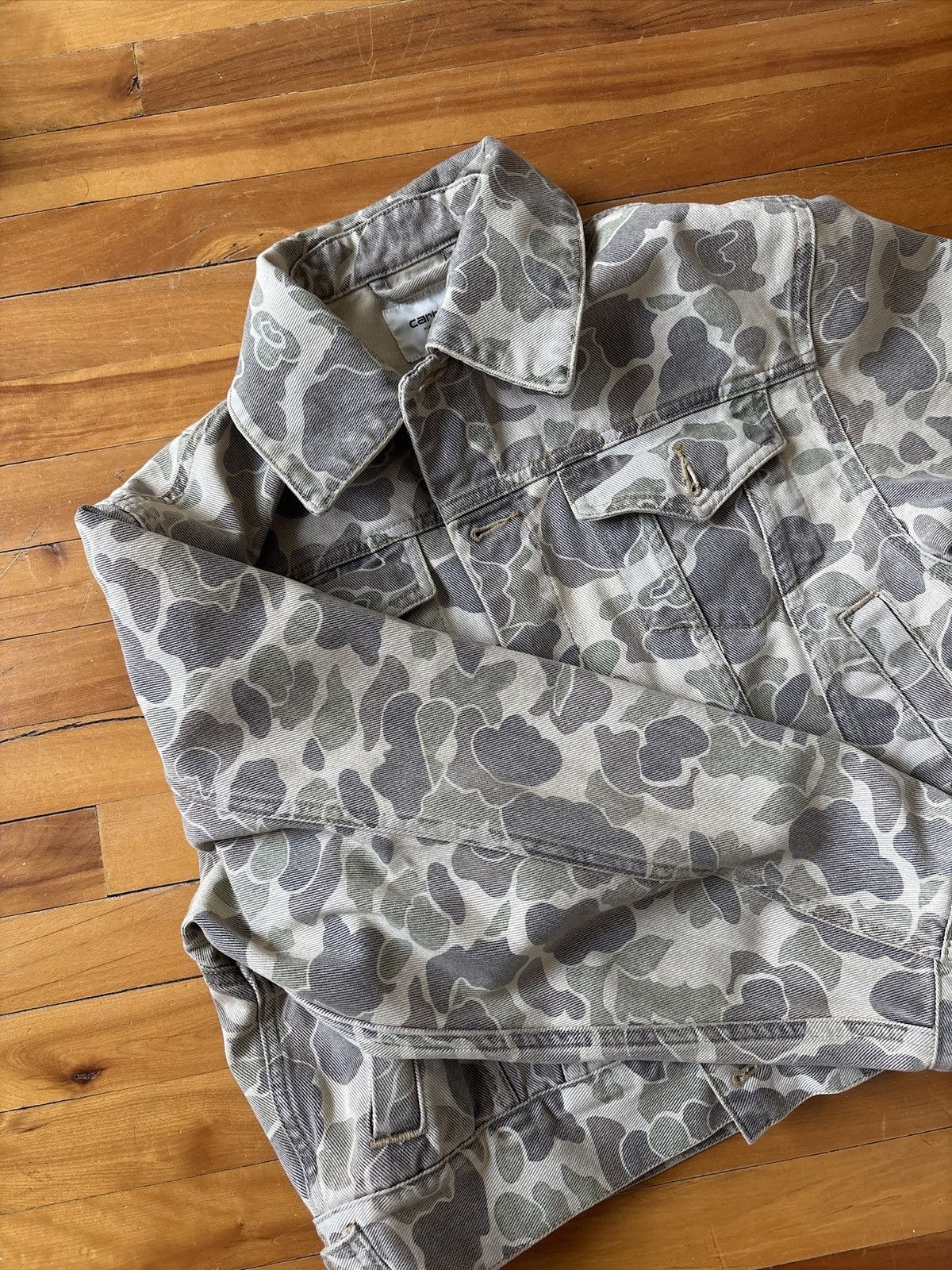 Carhartt Carhatt WIP Womens Denim Jacket Camo Duck Size S / US 4 / IT 40 - 2 Thumbnail