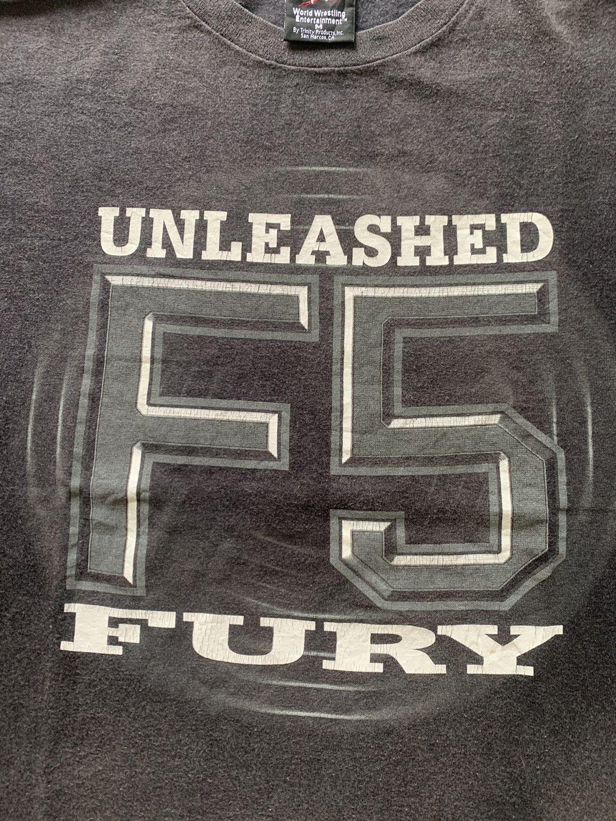 WWE VINTAGE WWE AUTHENTIC UNLEASHED FURY RARE TEE Size US M / EU 48-50 / 2 - 6 Thumbnail