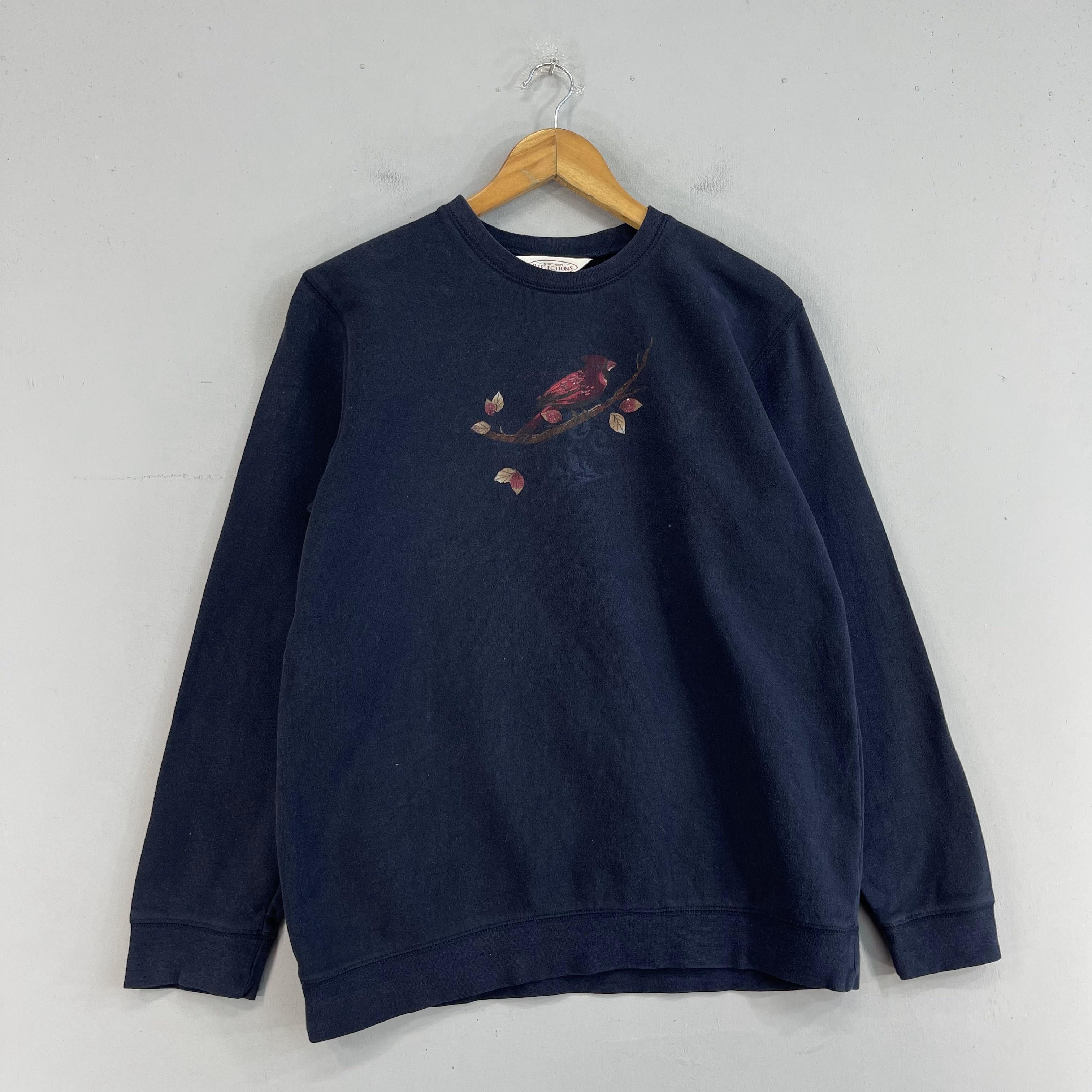 American Apparel × Habitat × Vintage Vintage Red Cardinal Birds Habitat Printed Sweatshirt Size US S / EU 44-46 / 1 - 3 Thumbnail