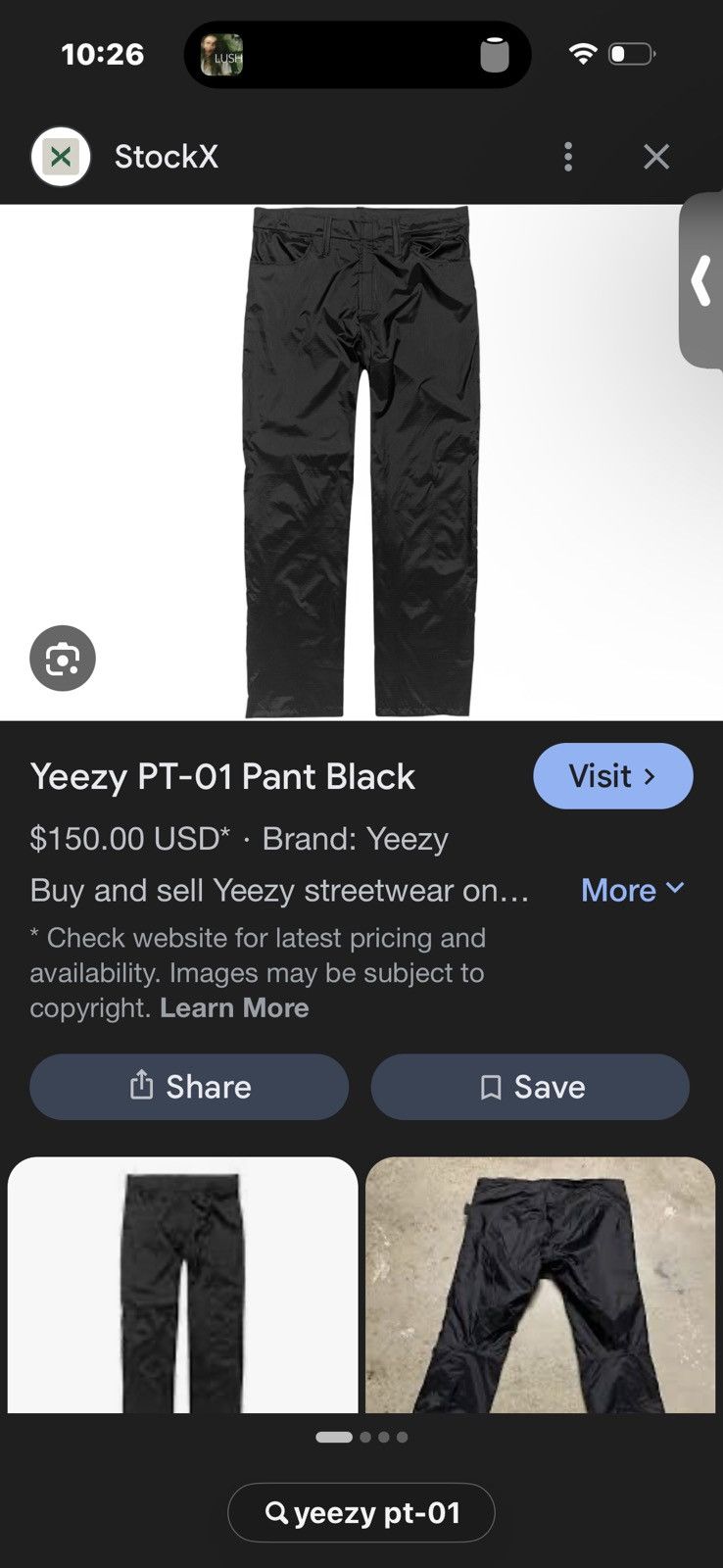 Yeezy PT-01 size 3 yeezy $150 Size US 34 / EU 50 - 4 Thumbnail