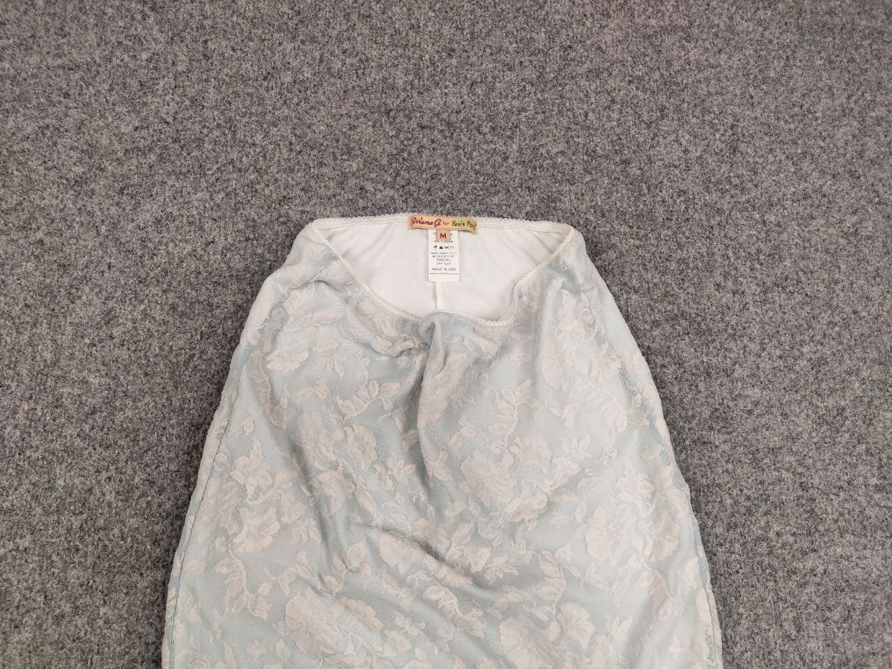 Other Petit Pois by Viviana G Designer lace skirt light blue Size 30" / US 8 / IT 44 - 4 Thumbnail