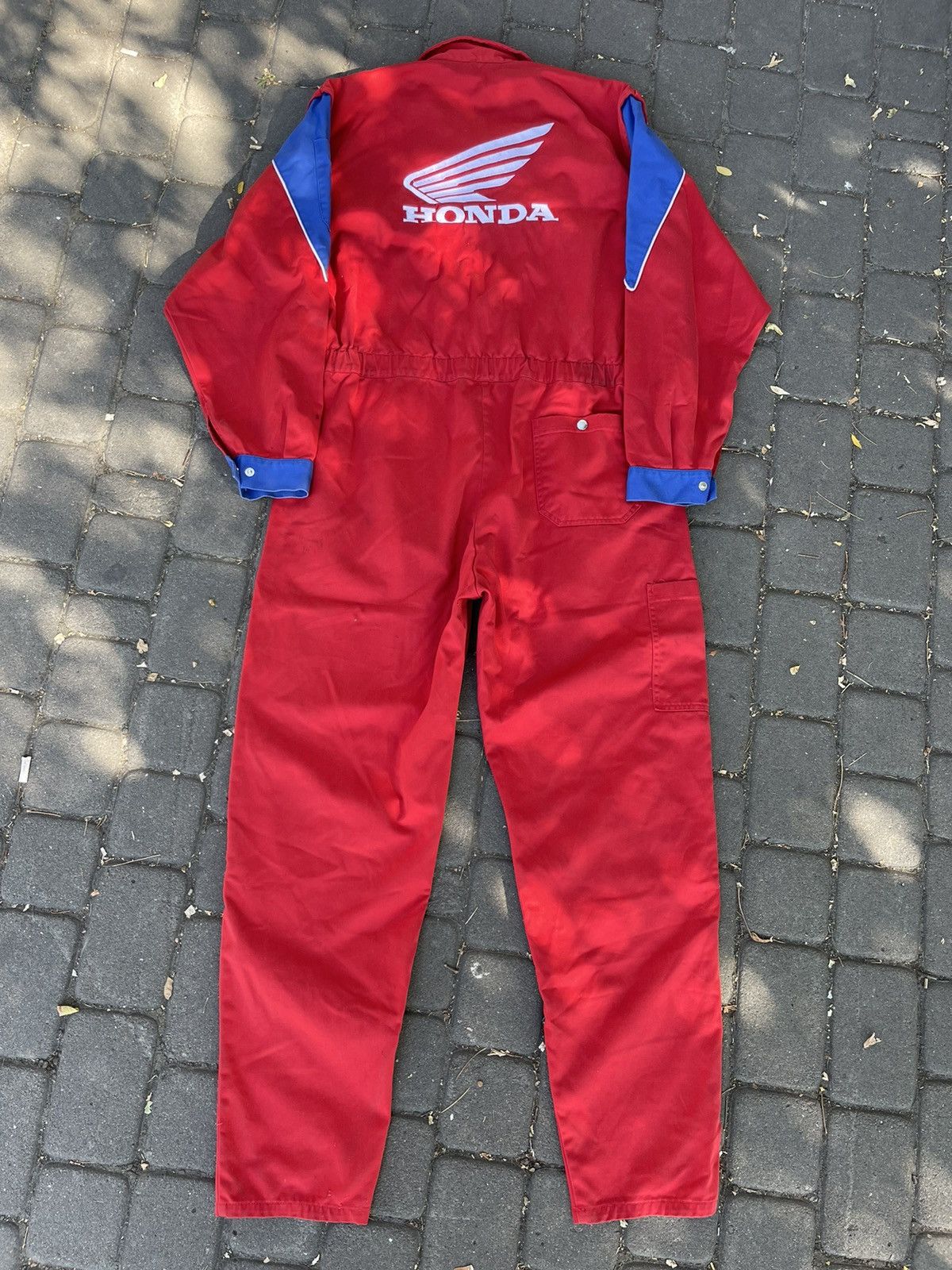 Honda × Vintage Vintage Honda Racing Overalls Jumpsuits Very Rare Size US 38 / EU 54 - 2 Thumbnail