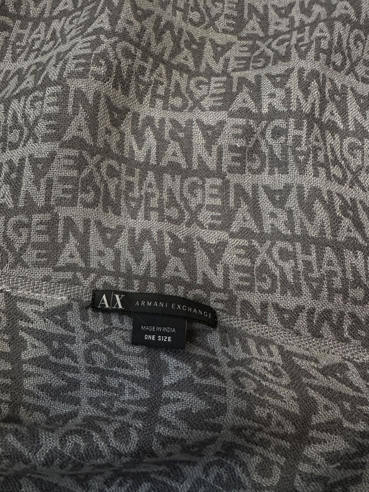 Armani Exchange monogram scarf Armani Exchance Size ONE SIZE - 2 Thumbnail