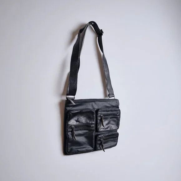 Other Kien Leather & Waxed Cotton Crossbody - Black (NEW) Size ONE SIZE - 5 Thumbnail