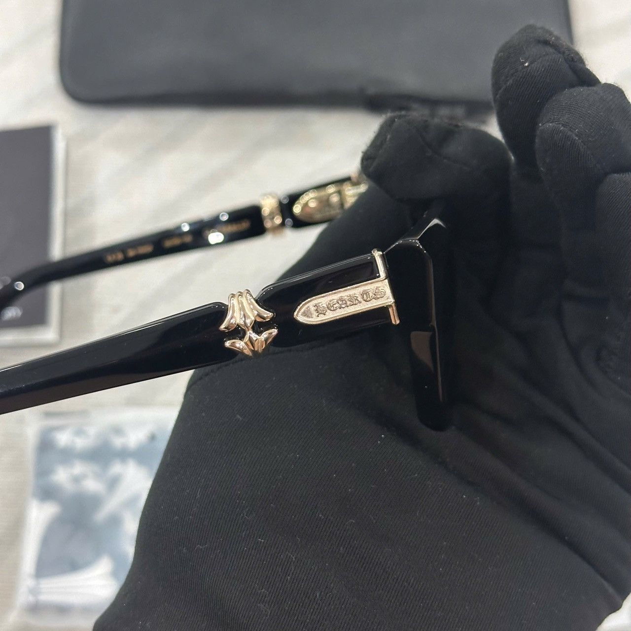 Chrome Hearts CHROME HEARTS CLITERALLY Black-18KGP Size ONE SIZE - 5 Thumbnail