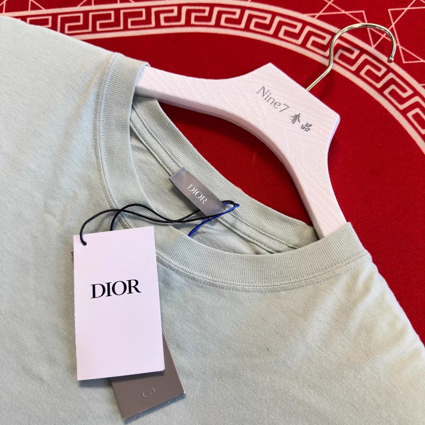 Dior Dior Logo Oversized Crew Men's Green M Tee Size US M / EU 48-50 / 2 - 3 Thumbnail