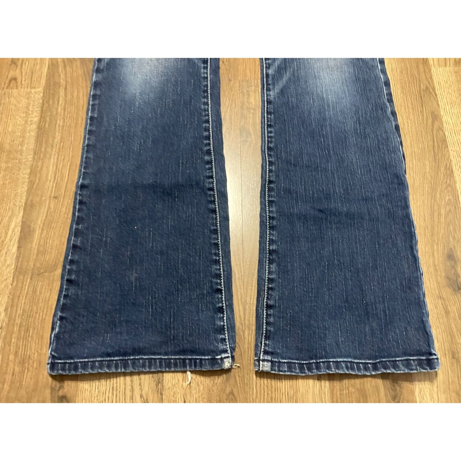 American Eagle Outfitters VINTAGE American Eagle Outfitters Jeans Women's 32? Blue Denim Long Original Bootopen? Size 24" / US 00 / IT 34 - 3 Thumbnail